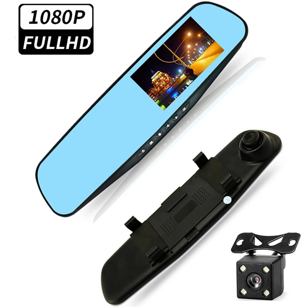Retrovisor doble camara